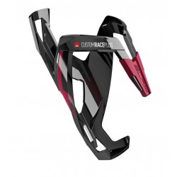 0140648 Supporto borraccia Elite CustomRacePlus nero lucido/amaranto