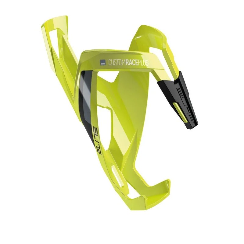 0140654 Elite Portaborraccia Custom Race PlusSupporto borraccia Elite CustomRacePlus, giallo fluo/nero