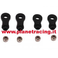132039 LRP Shock End Set (f+r) - S8