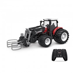 CH6634K Trattore RC 1/24 con benna balle fieno HuiNa Toys