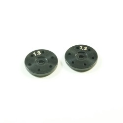 SW330562A SWORKz BBS System Shock Piston 1.3mmX6 Holes (BK)(2PC)